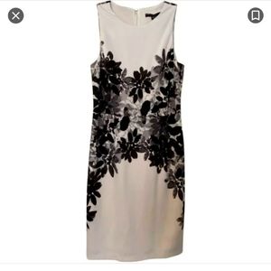 Maggy London Floral Sheath Dress , Size 10
